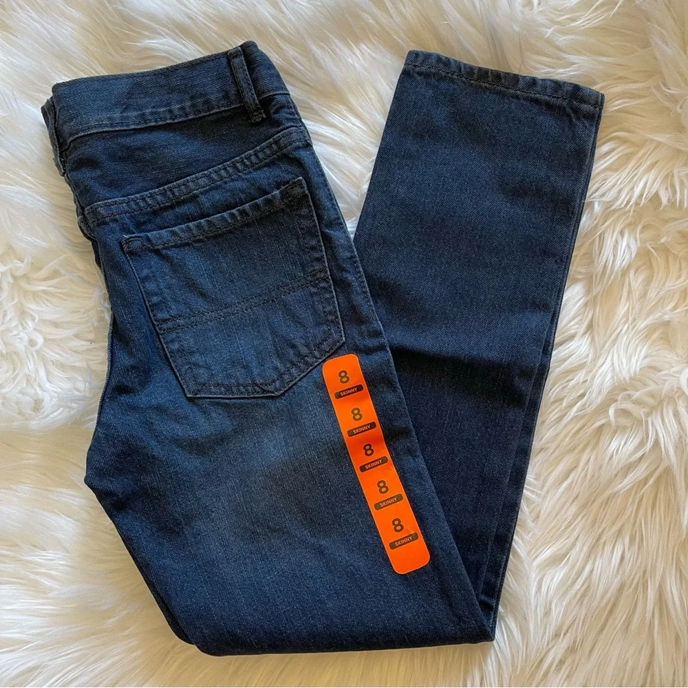 The Children’s Place Girls Skinny Jeans, Dark Blue, NWT, Size 8